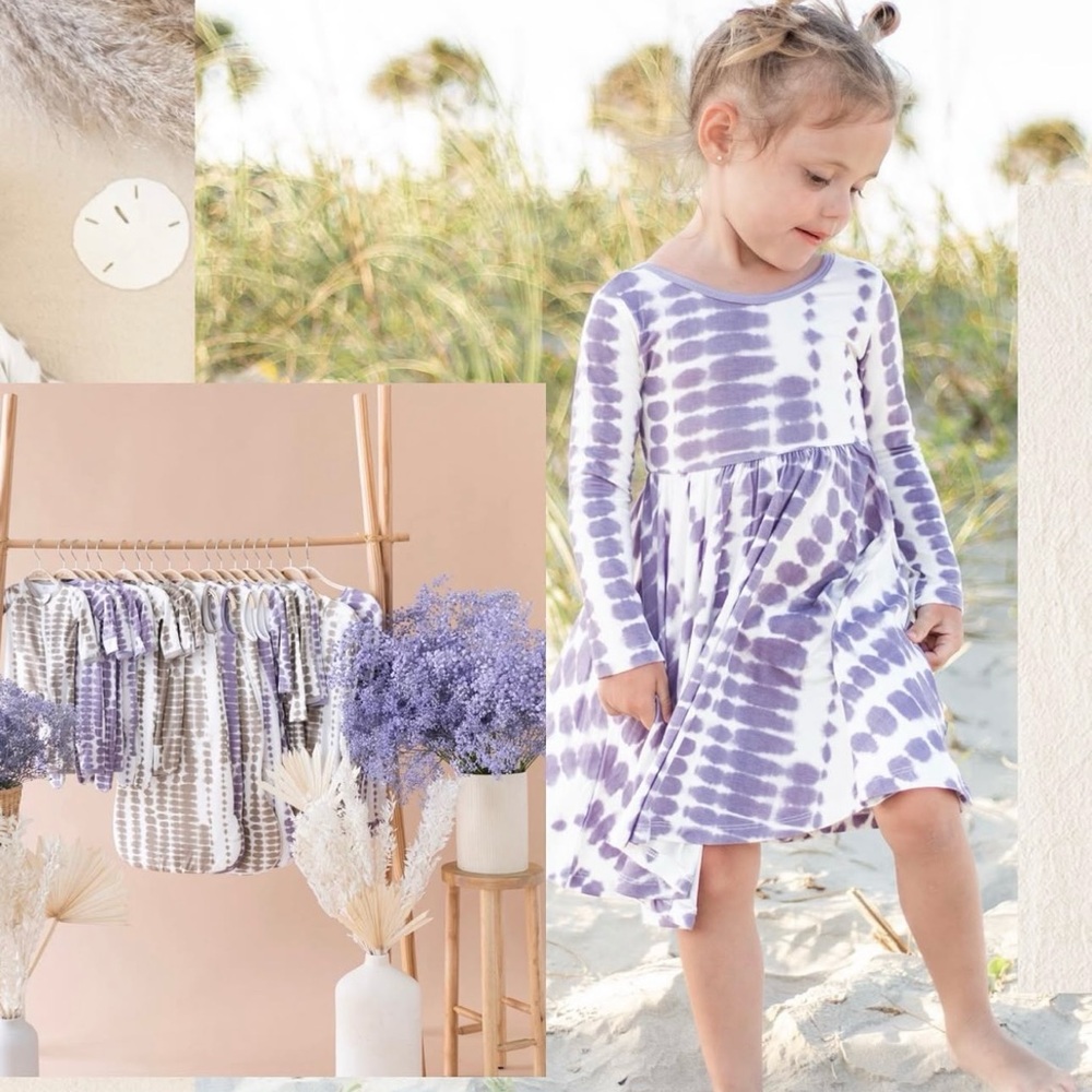 KYTE Taro riptide Twirl Dress 2T